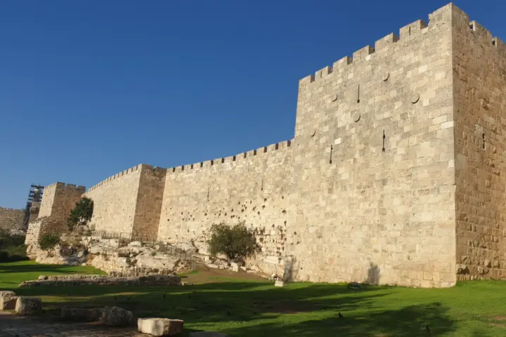 תמונה מחומות עיר עתיקה ירושלים